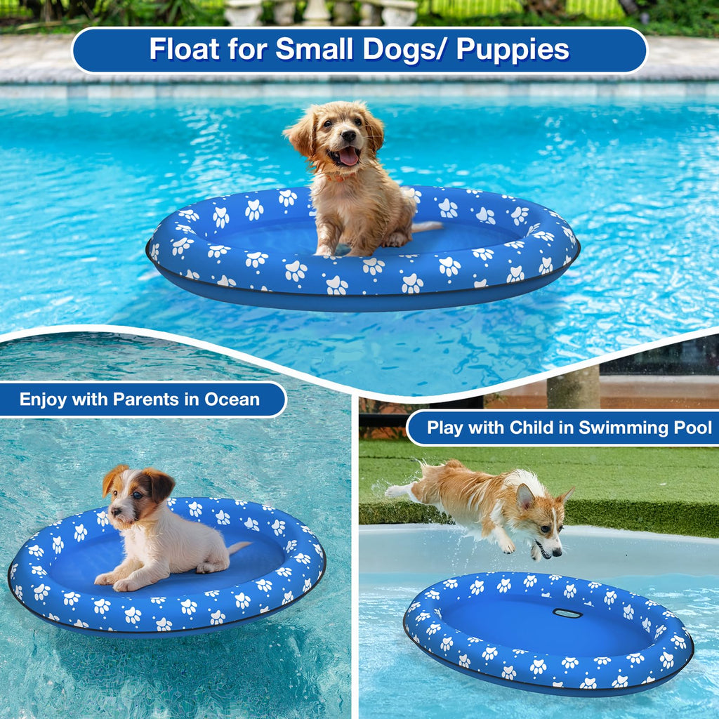 Soft Dog Float Raft for Dogs - Inflatable Dog Pool Float for Summer