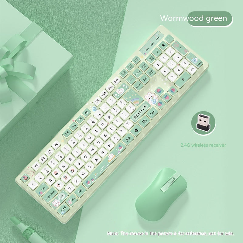 Thé de lait Lapin mignon chocolat filaire clavier