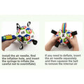 Jouets de chien Balle de soccer avec paillettes