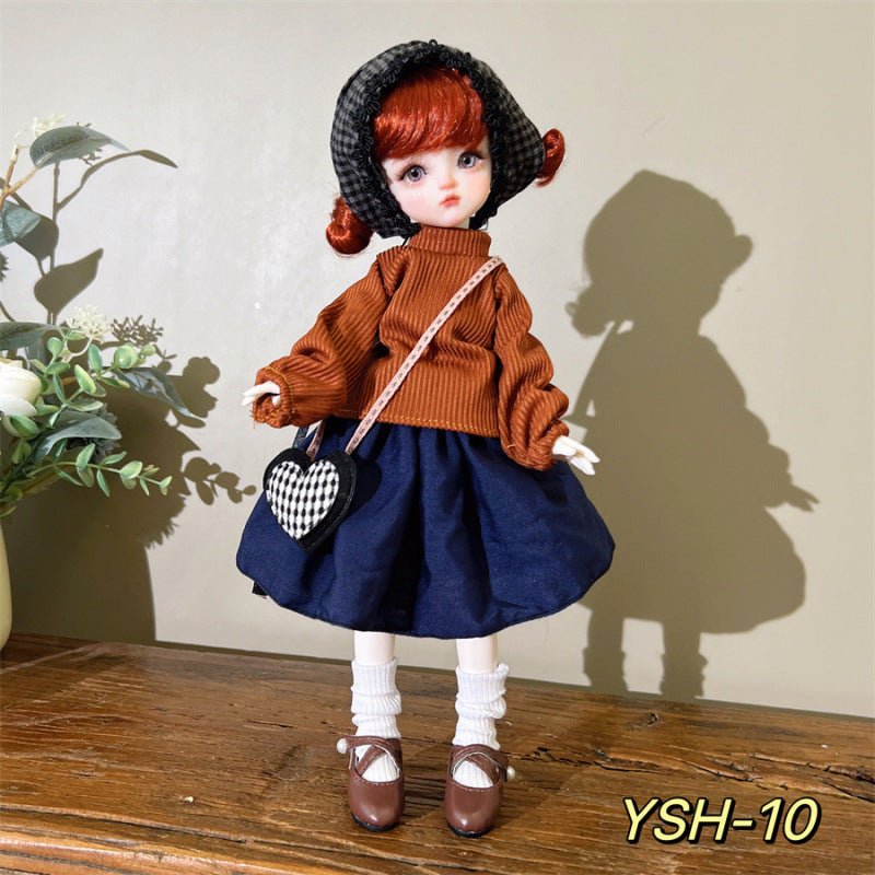 Vêtements de poupée BJD à 6 points 30 cm