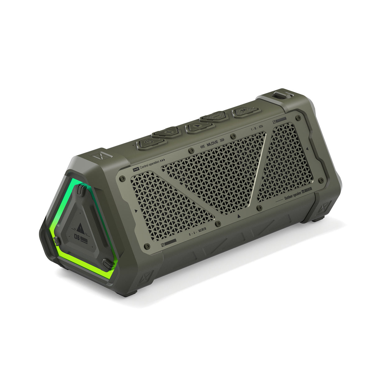 Haut-parleur Bluetooth extérieur sans fil portable haute puissance