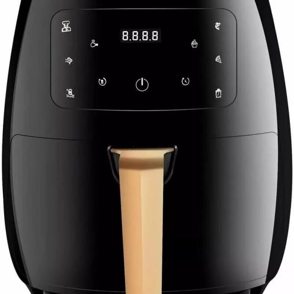 6L Air Fryer Grande capacité écran tactile numérique Mulitifonction huile cuisine gratuite