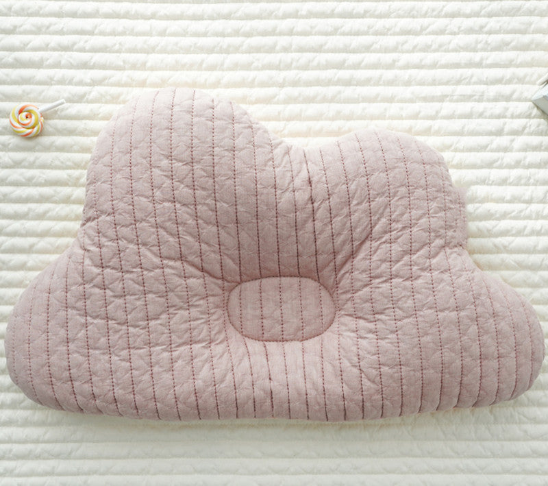 Coton Shaping Respirant Oreiller Anti-déviation Tête Bébé Correction