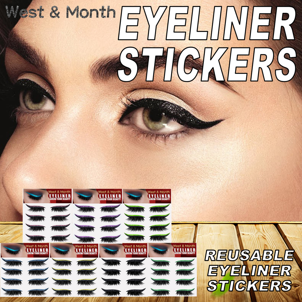 Lash and Eyeliner Stickers
