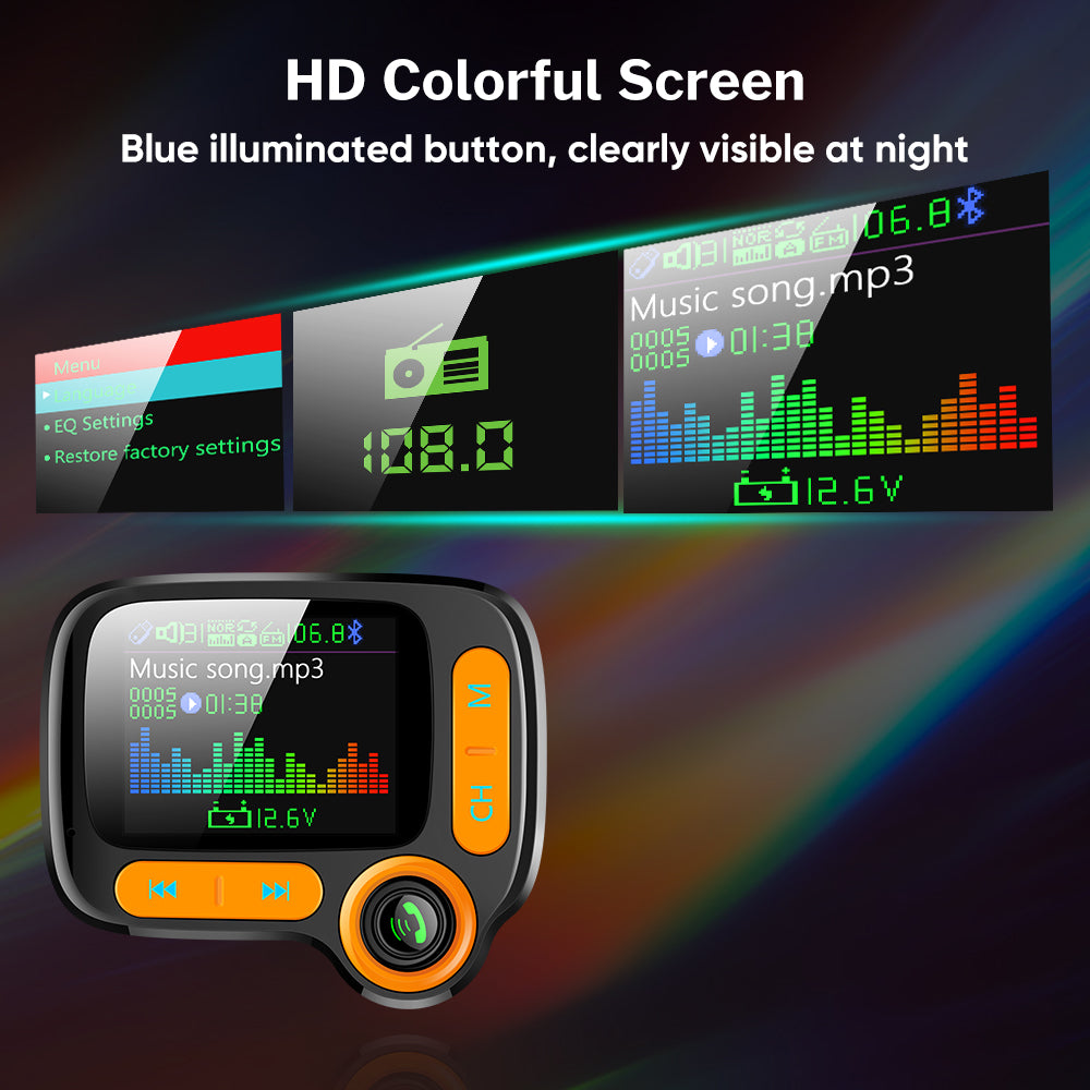 Voiture Bluetooth multi-fonctions avec grand écran couleur