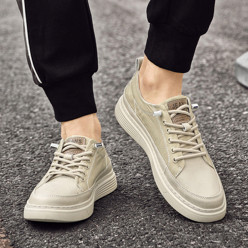 Chaussures de bureau plus grandes Chaussures en cuir casual pour hommes