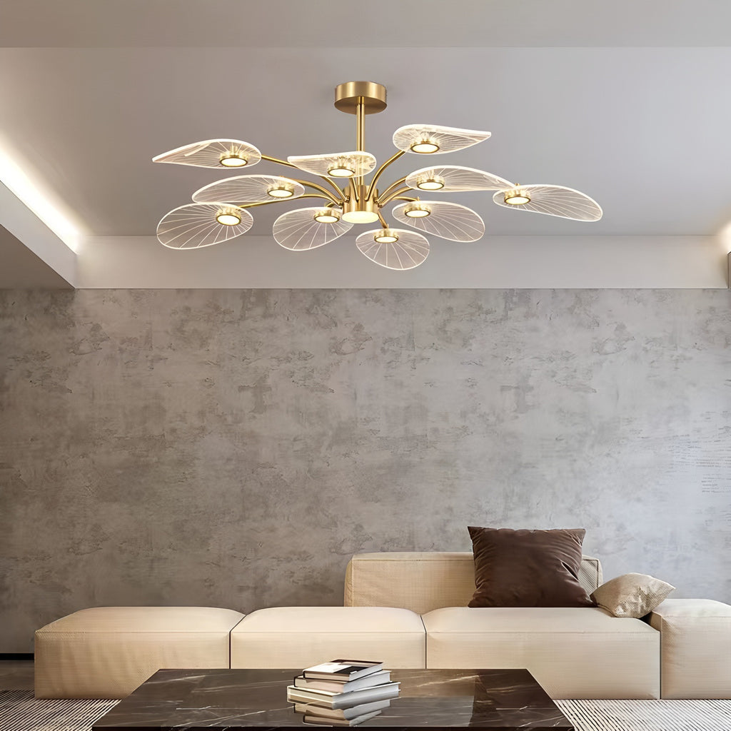 Salle d'étude en acrylique de style nordique Chandelier