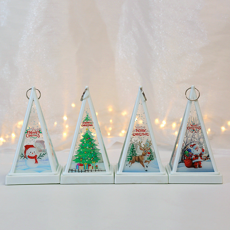 Décorations de Noël Lampe de nuit portable pour enfants Dîner cadeau de la veille de Noël