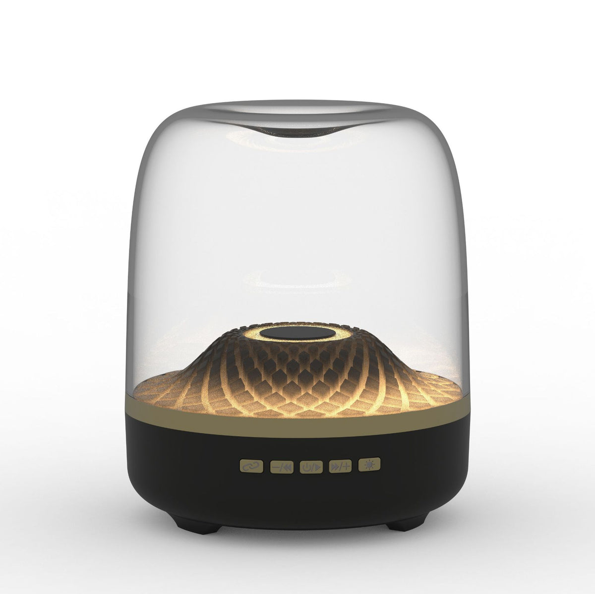 Sous-woofer de bureau Bluetooth Audio Black Gold Haut-parleur