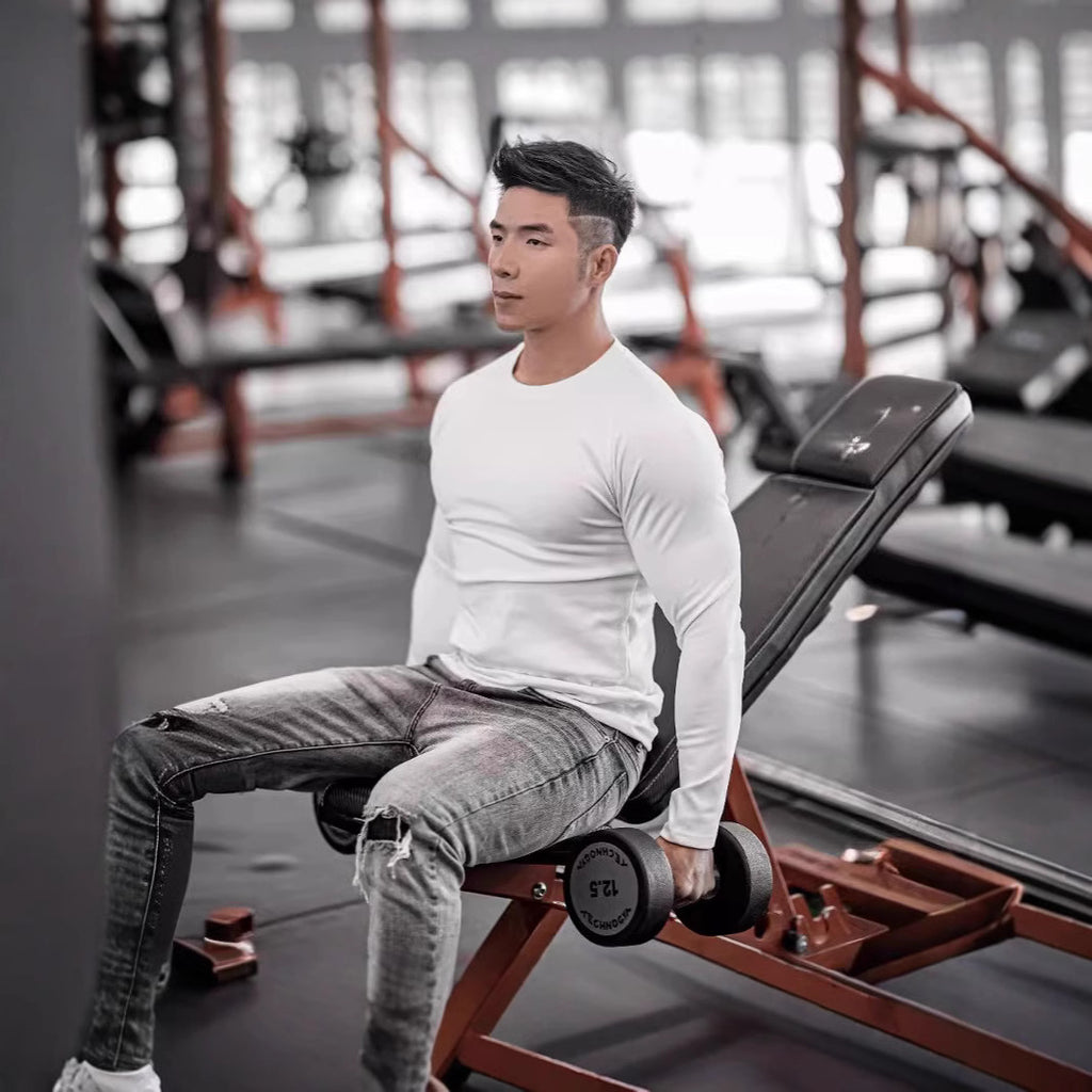 T-shirt thermique homme arrivée Casual Sports Top