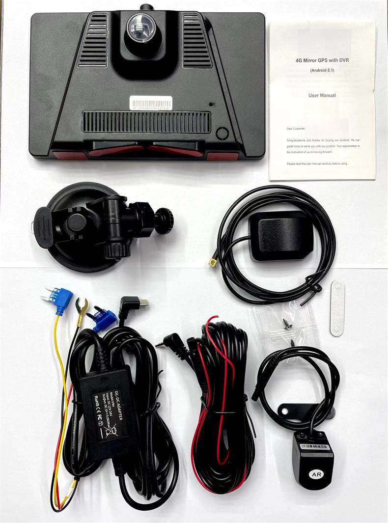 Console de centre Suction 7 pouces Dashcam