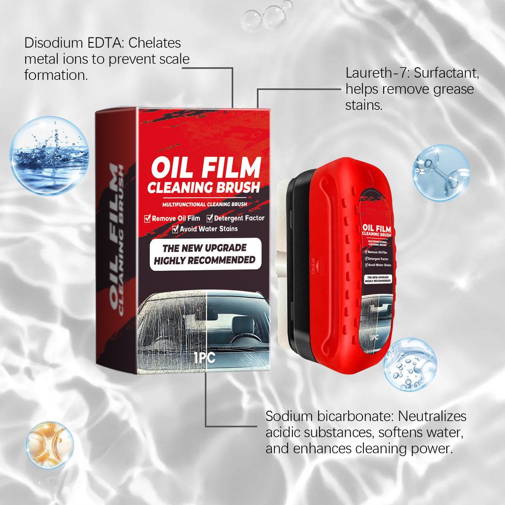 Brosse de nettoyage de film d'huile automobile