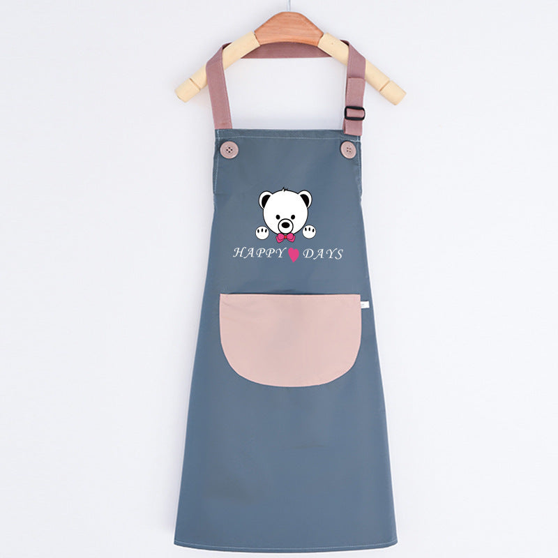 Peinture fille imperméable cuisine enfants Tablier