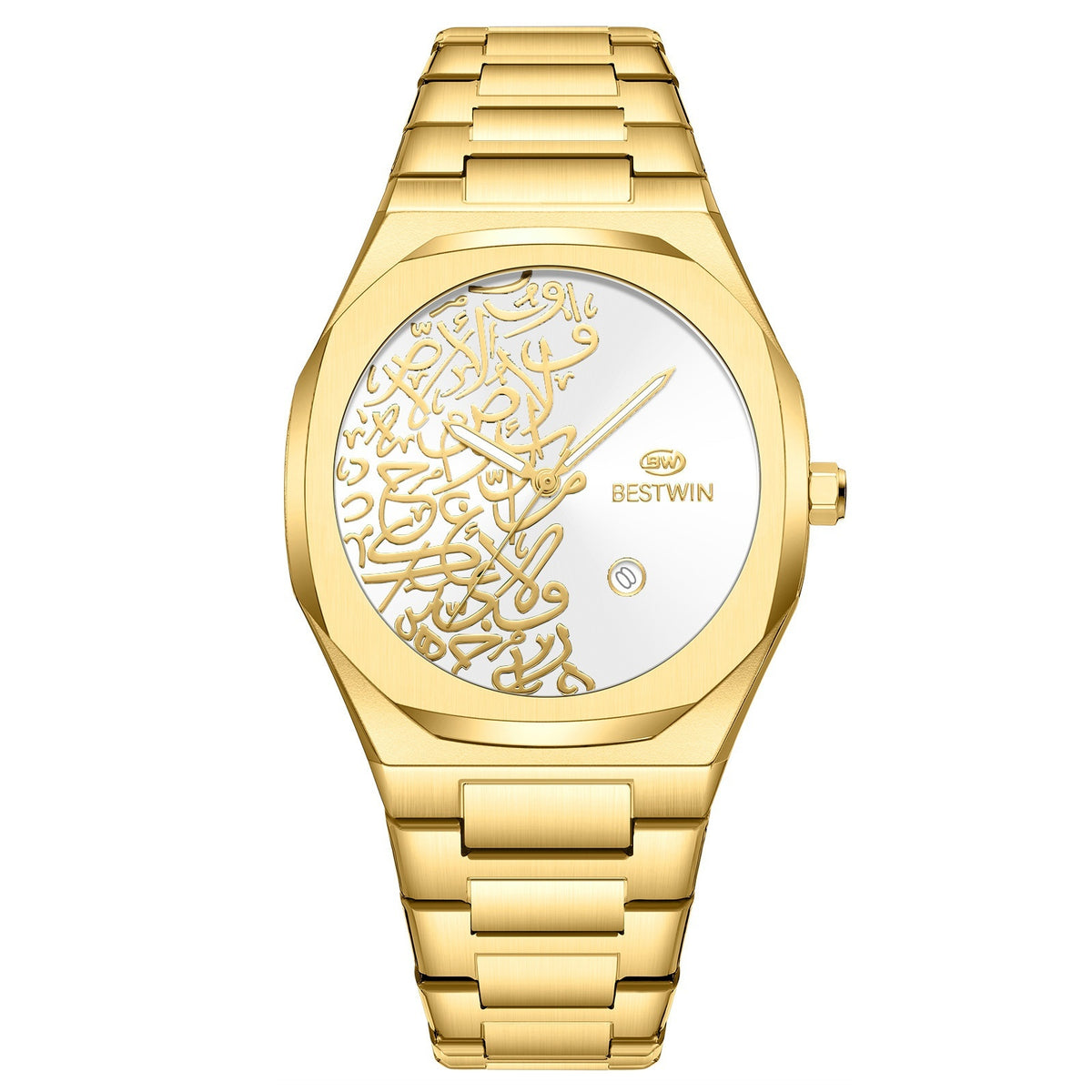 Montre homme Quartz avec un motif en marbre