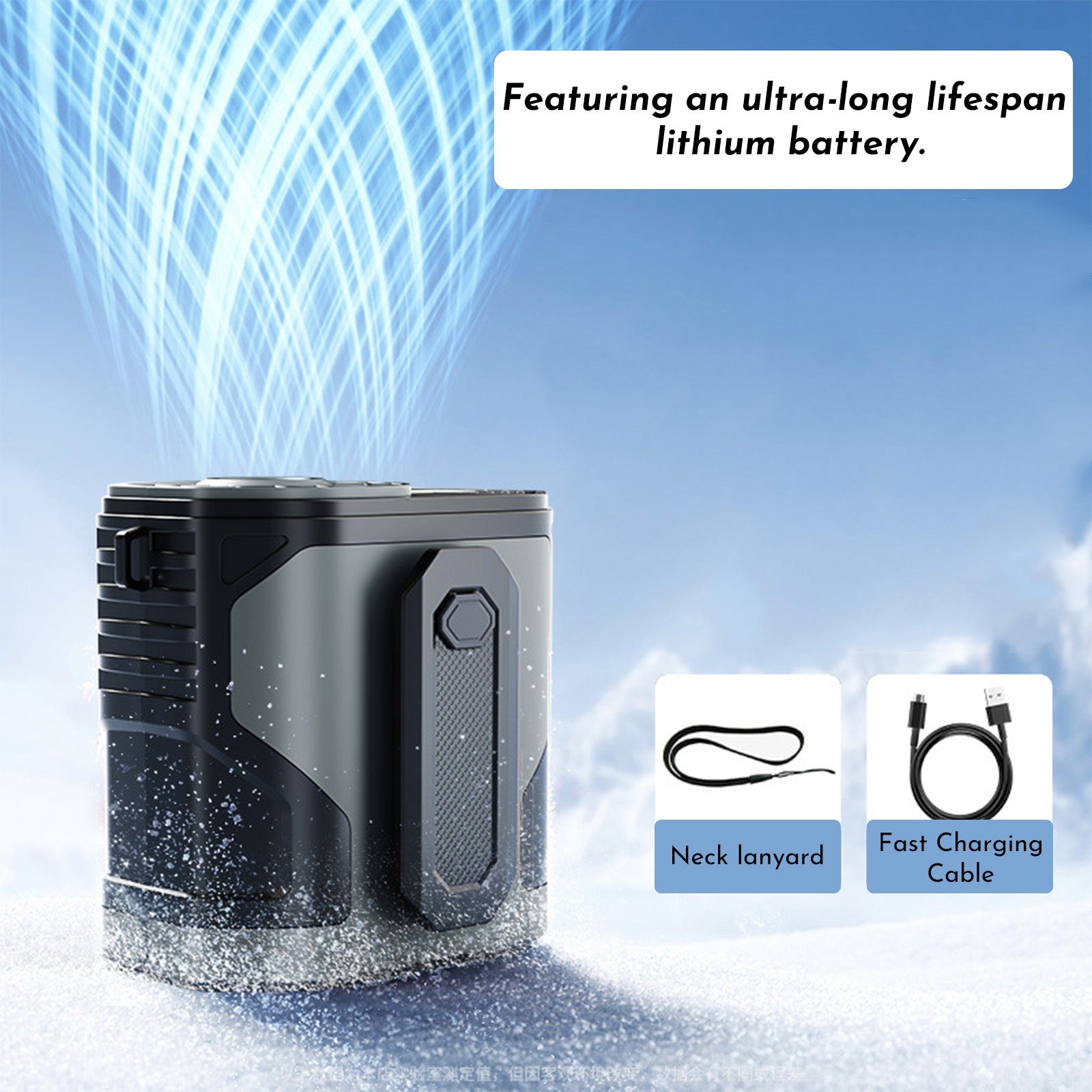 Mini ventilateur rechargeable portable