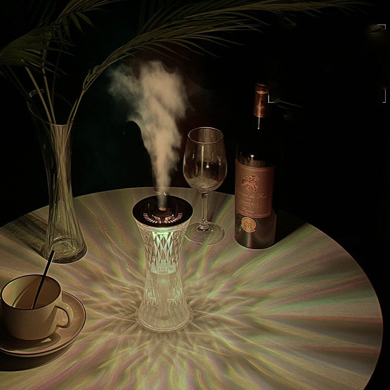 Wild Waist Humidifier Bureau Atomiseur Romantique Atmosphère Lampe cristal Lampe de nuit