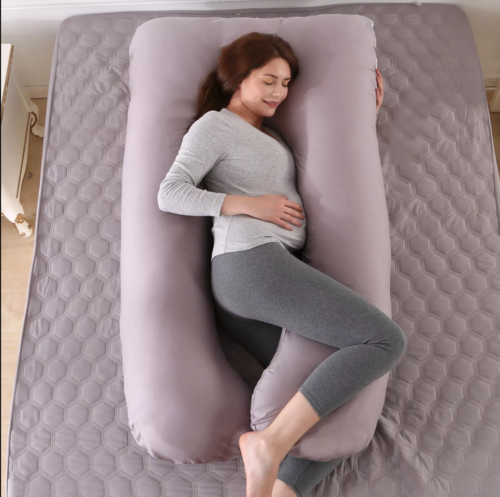 Grossesse Oreiller U Formed Maternité Oreiller Soutien Dos Jambes Dormir Belly