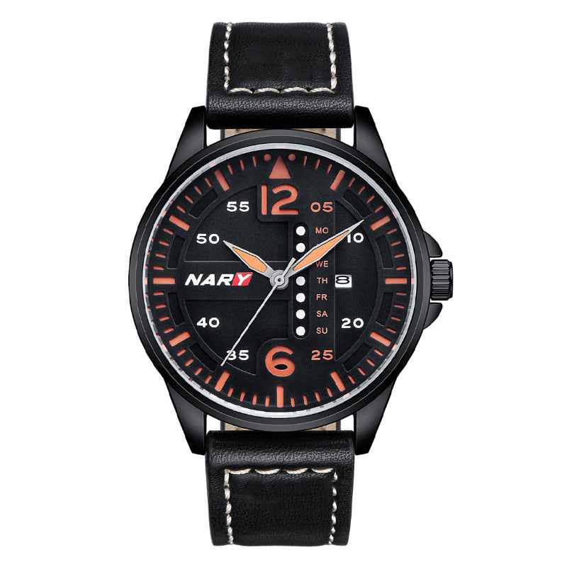 Montre Quartz résistante à l'eau pour hommes