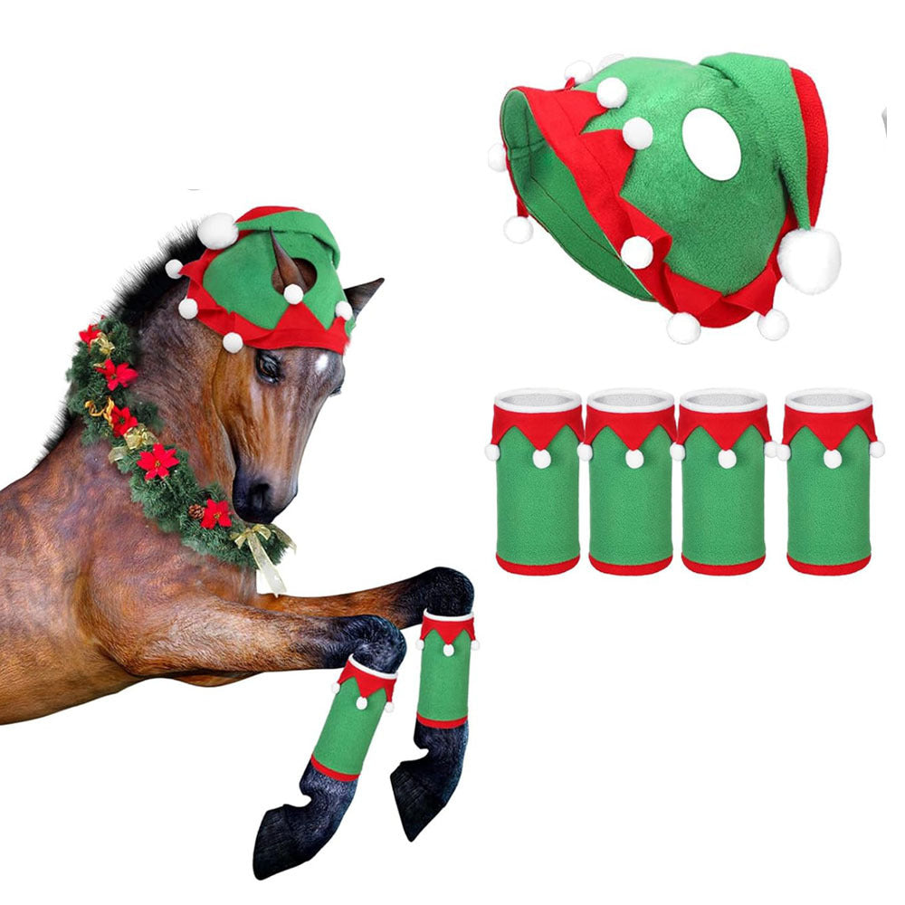 Magahou Fête Chapeau de Noël Leg Warmer