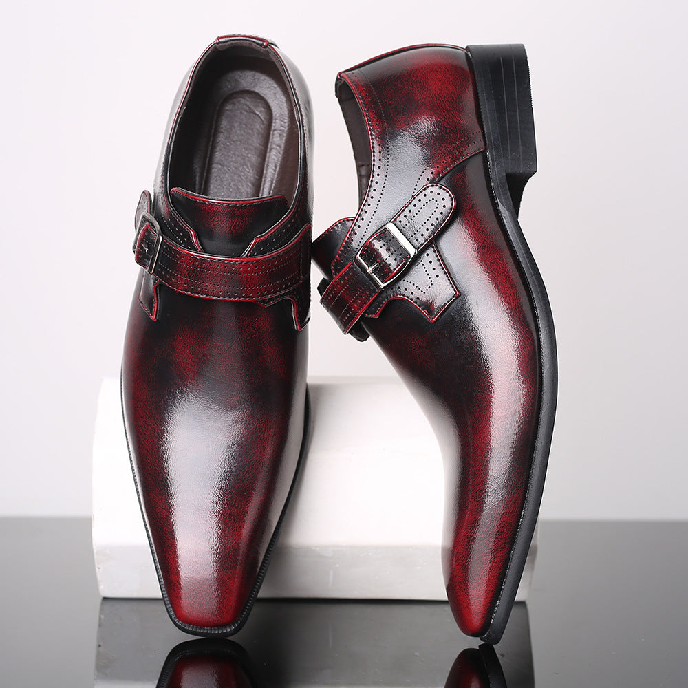 Chaussures en cuir pour hommes de forme professionnelle
