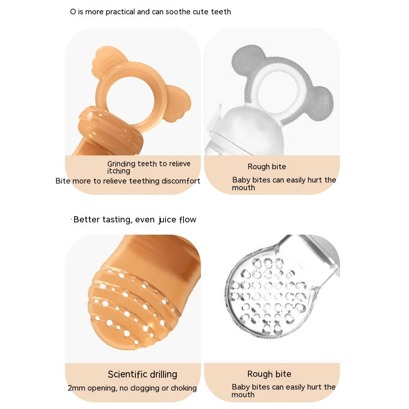 Happy Bite fournitures de sucette en silicone comestible pour enfants