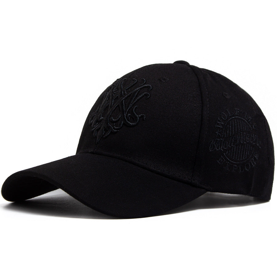 Casquette de baseball brodée 3D pour hommes Wolf Totem