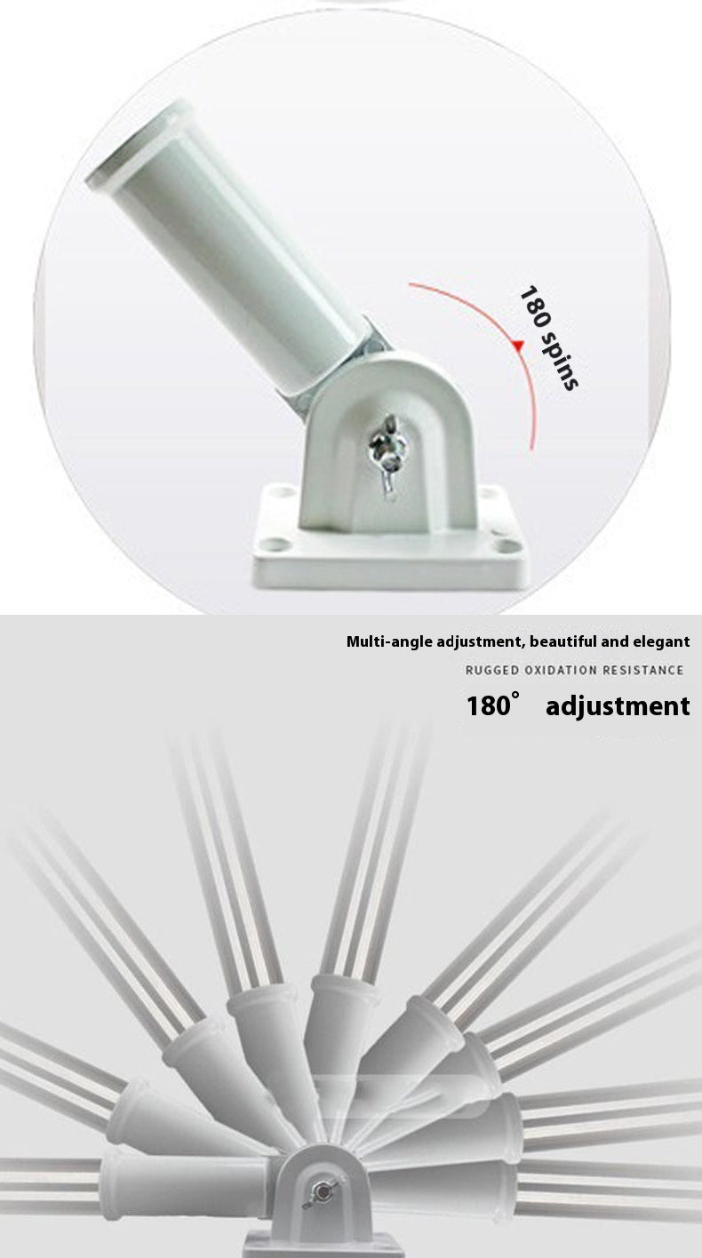 180 Degree Ajustable Outdoor Aluminium Alliage Flagpole Base