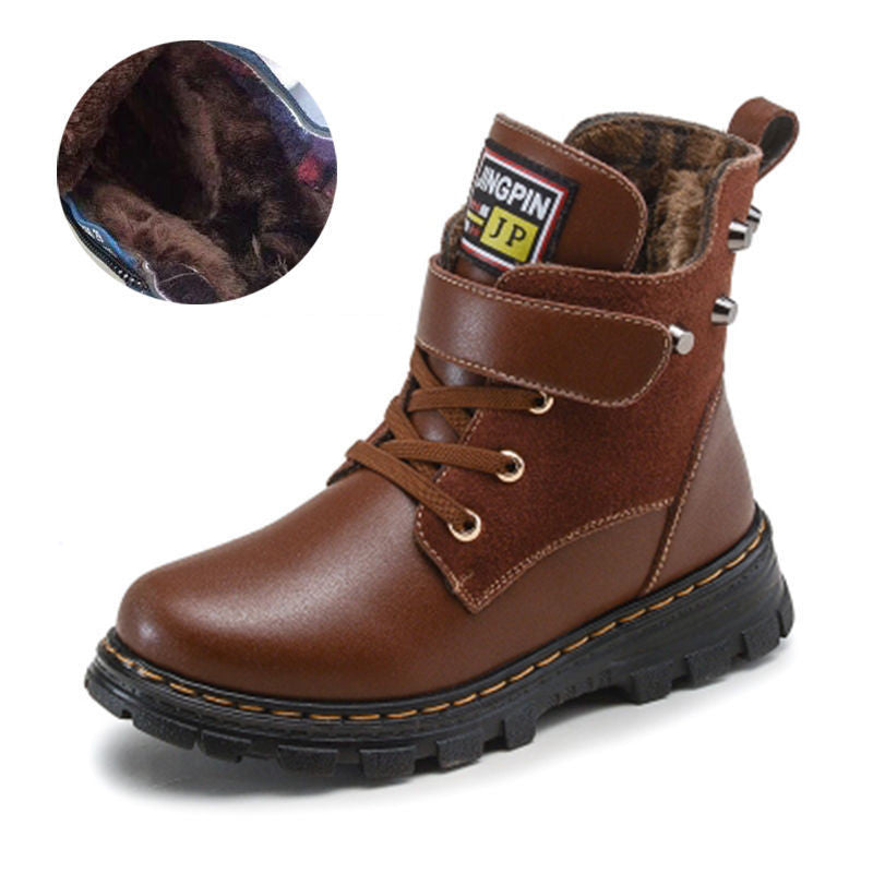 Bottes de coton en peluche Mode style britannique