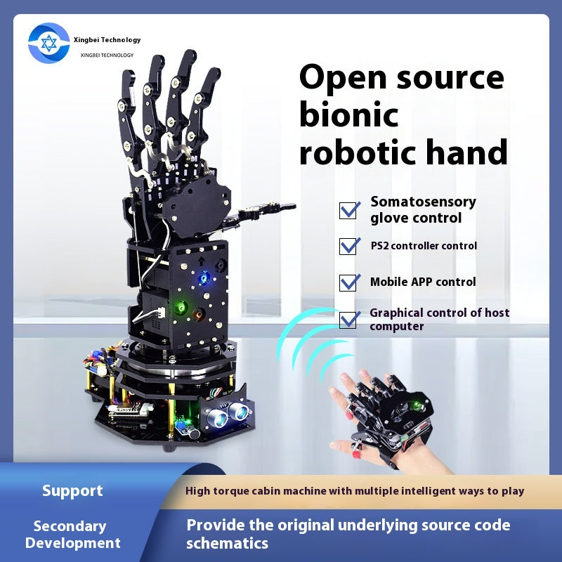 Gants de Palme de programmation mécanique bionique Robot Serre-main mécanique