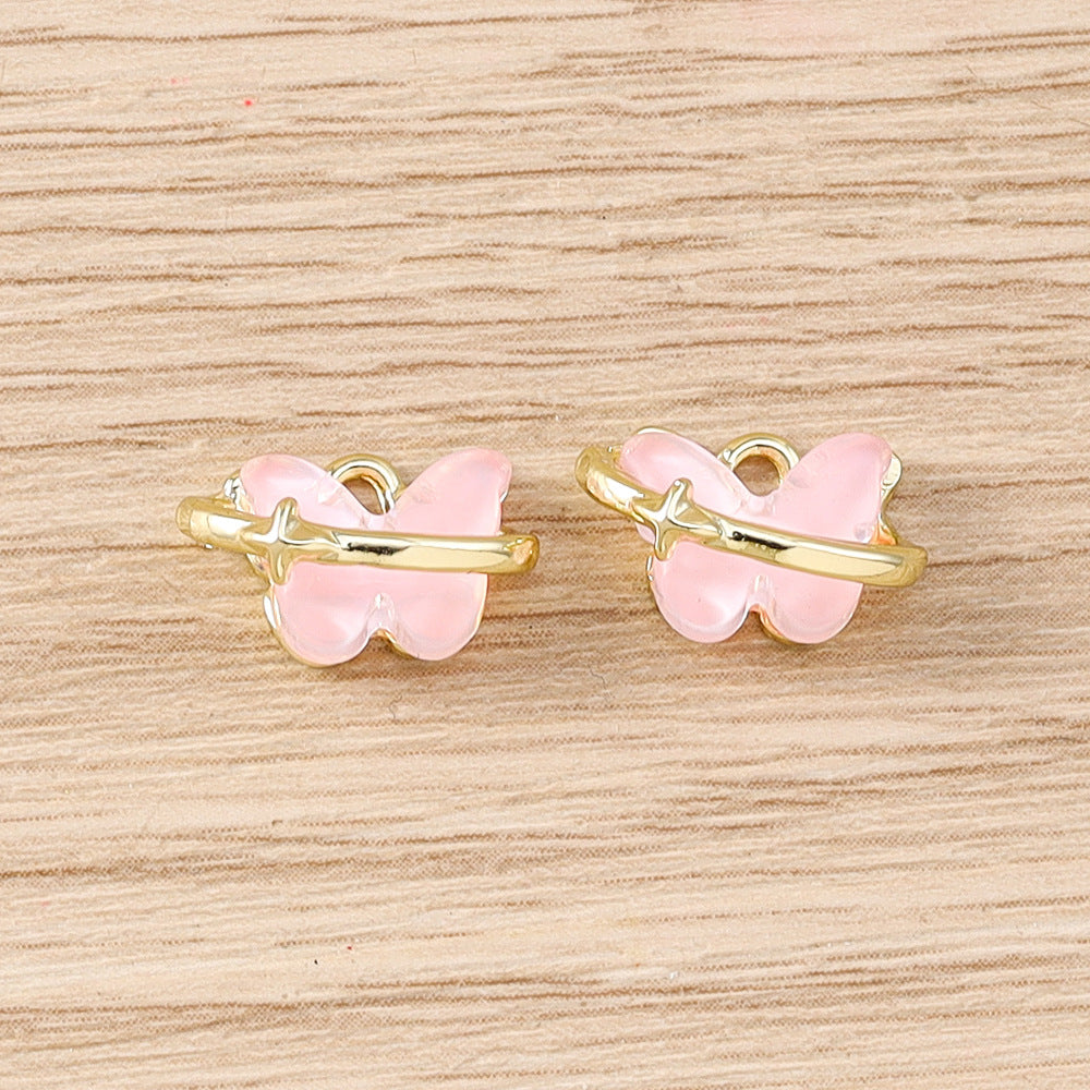5 pièces par paquet Exquise Strass Flower Accessoires