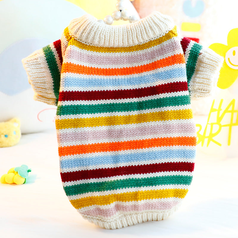 Vêtements de chien Printemps et automne Chandail mignon doux