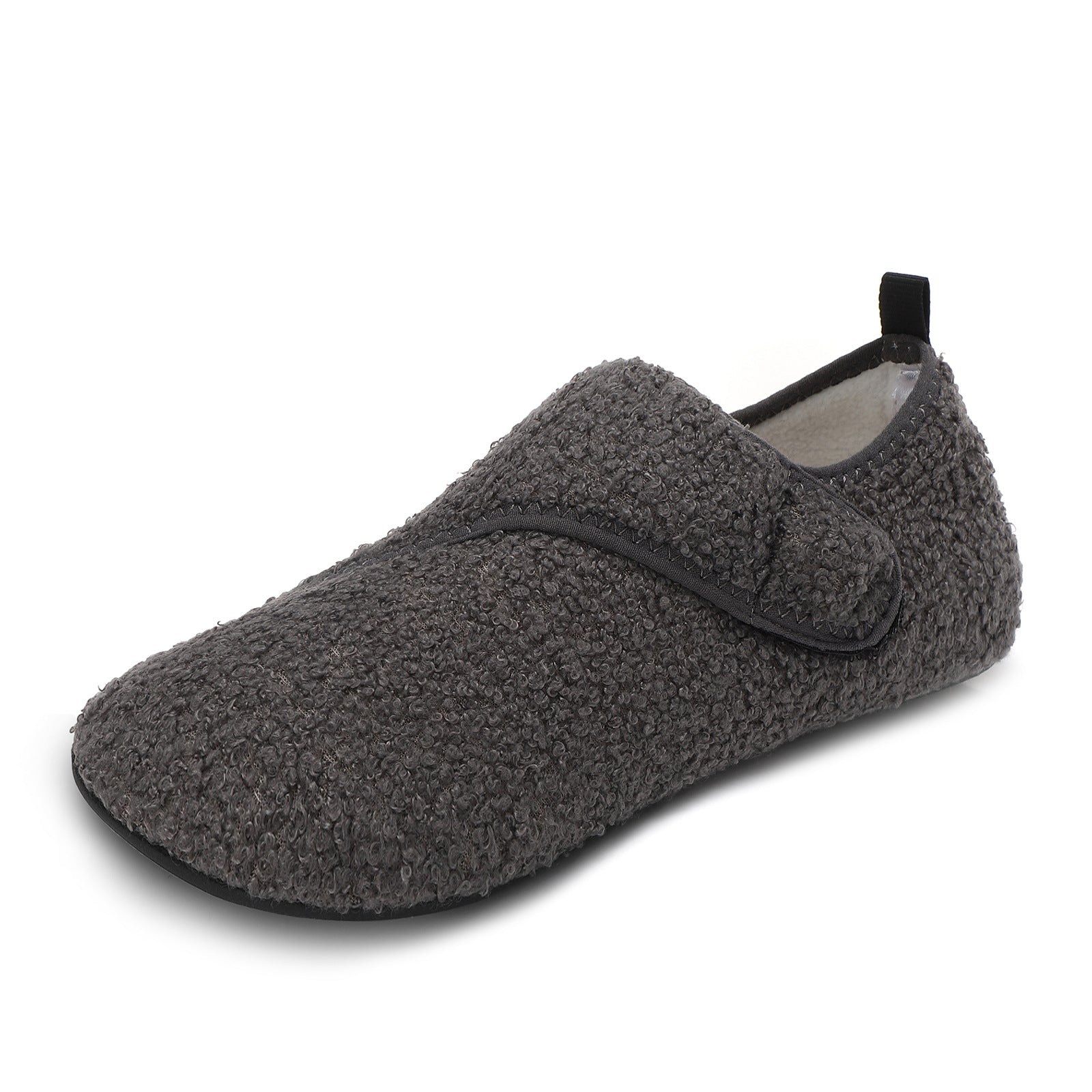 Automne Hiver Hommes et femmes Pantoufles en coton doublé de polaire