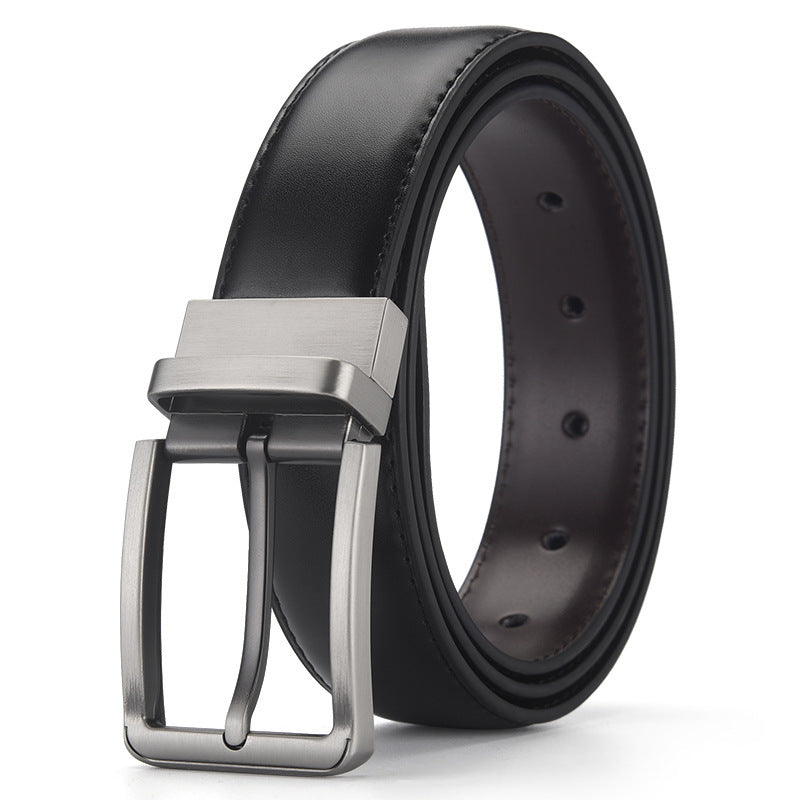 Gentleman Business Style en cuir homme Business Rotation épingle ceinture