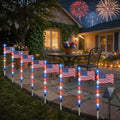 Drapeau national à LED à énergie solaire pour les cours extérieures Et des villas