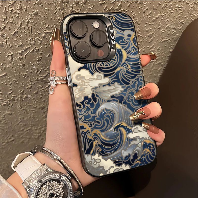 Ukiyo e Wave cas thématique pour 17