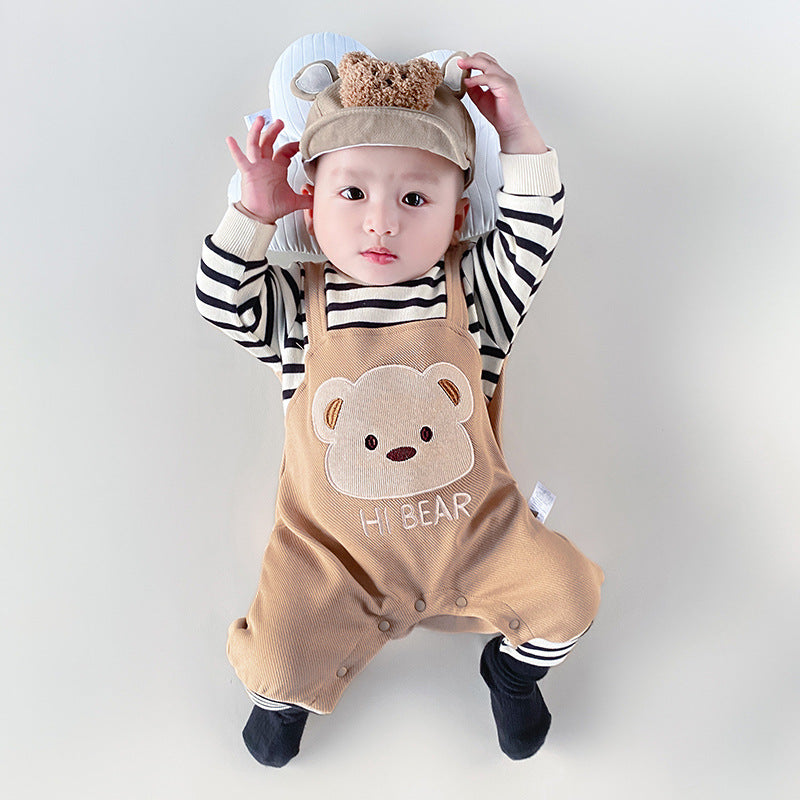 Vêtements de bébé Automne pour les bébés garçons avec des patchs