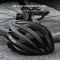 Casque de vélo amélioré avec lunettes intégrées