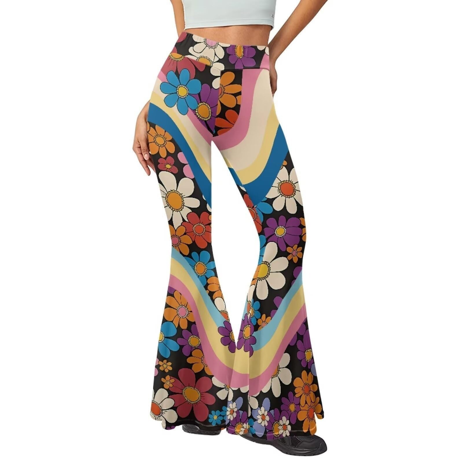 Leopard-print Hip-lifting Tight Leggings Pantalons à jambe droite