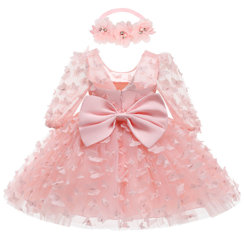Bébé et tout-petit Robe à manches moyennes Enfants Robe formelle
