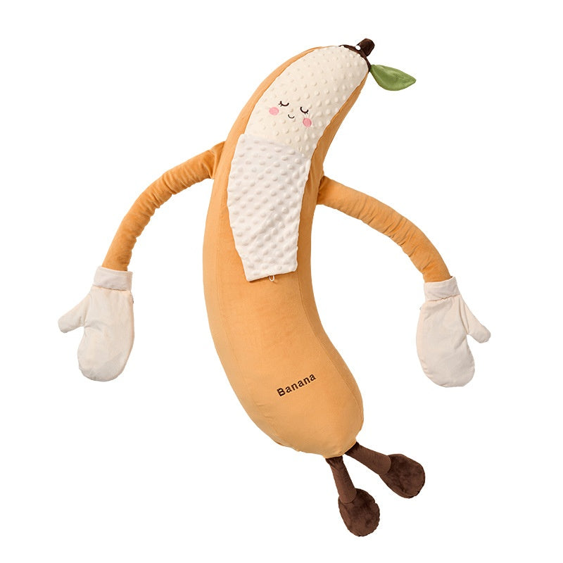 Oreiller King Banana pour jambes en train de dormir