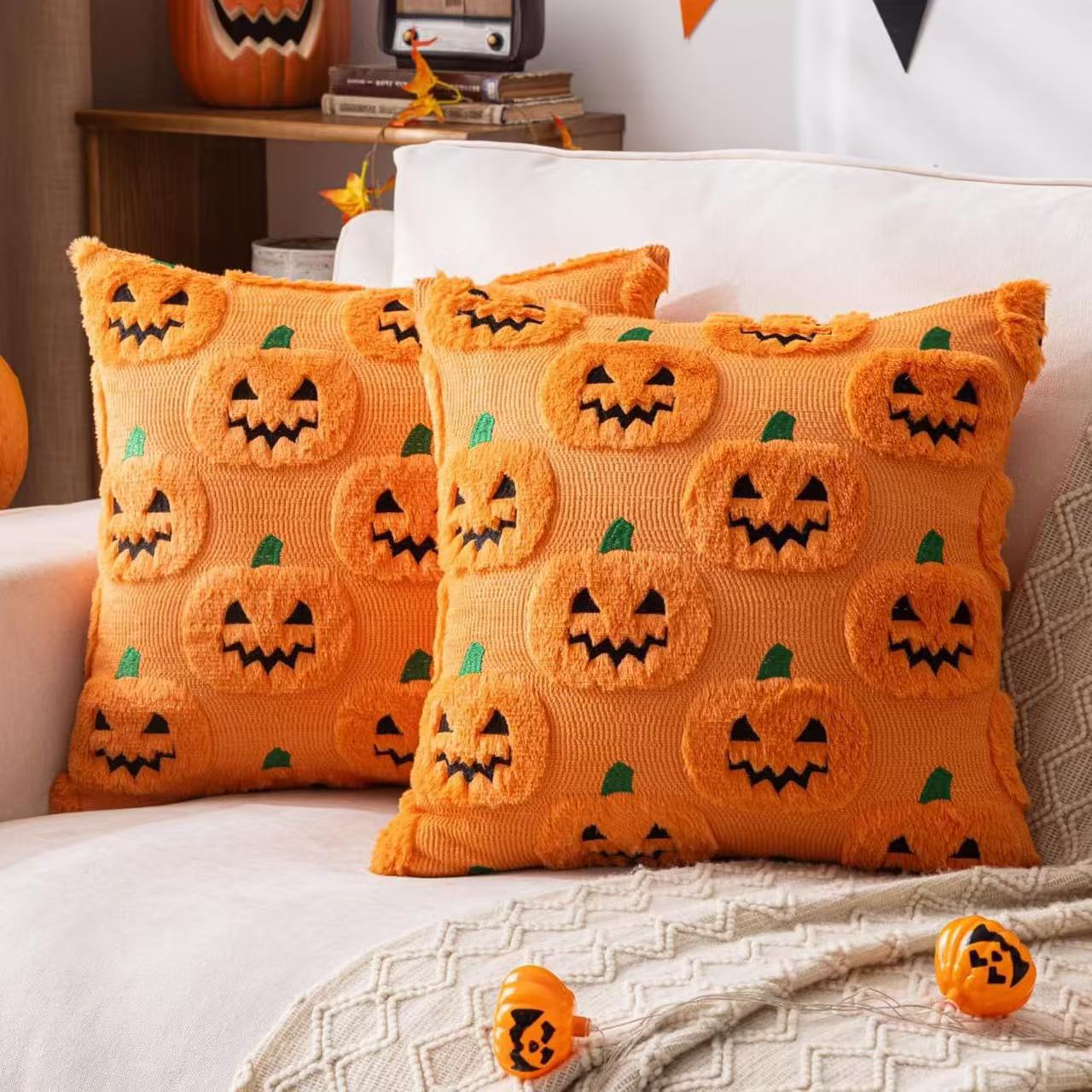 Couvertures d'oreiller d'Halloween 2 Pack