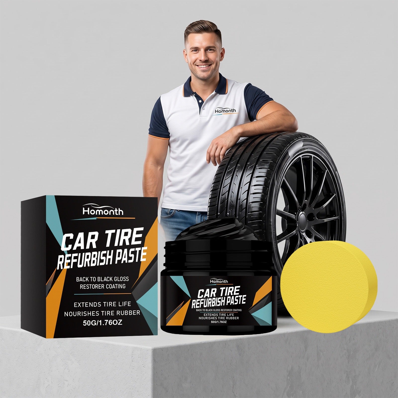 Pâte de rechange pour pneus de voiture