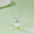 S925 Boucles d'oreilles en perles d'eau douce en argent sterling