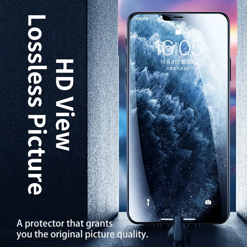 Remax GL 27 3D Tempered Glass 9H HD Screen Protector for iPhone 15 Plus