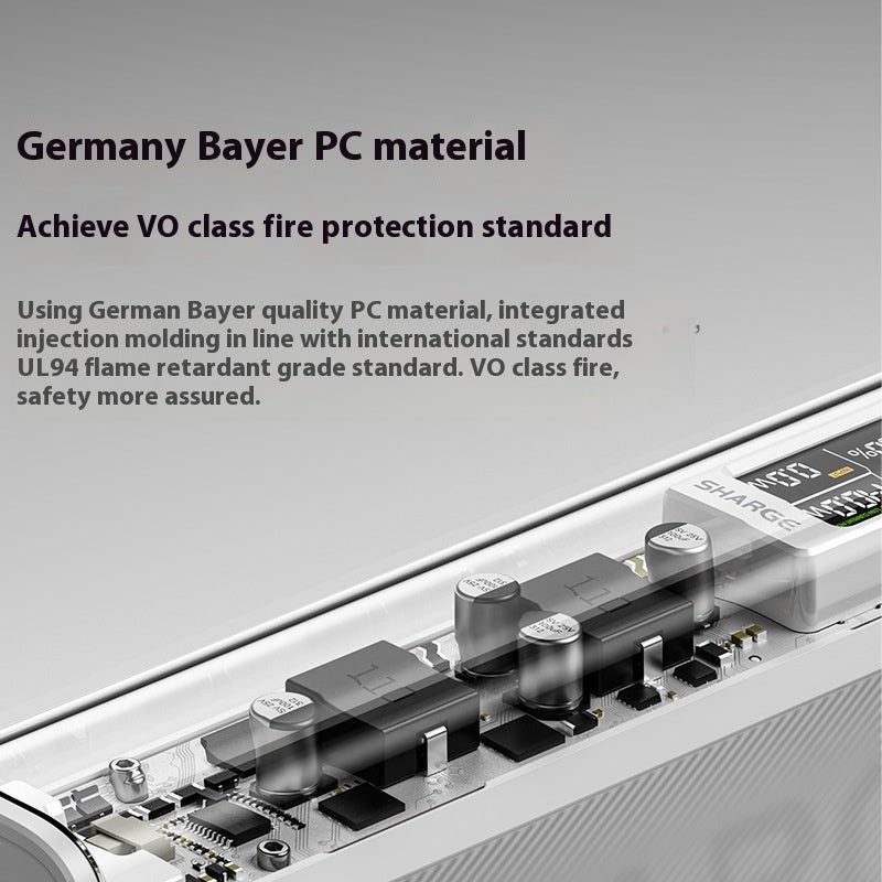 Puissance mobile transparente de grande capacité