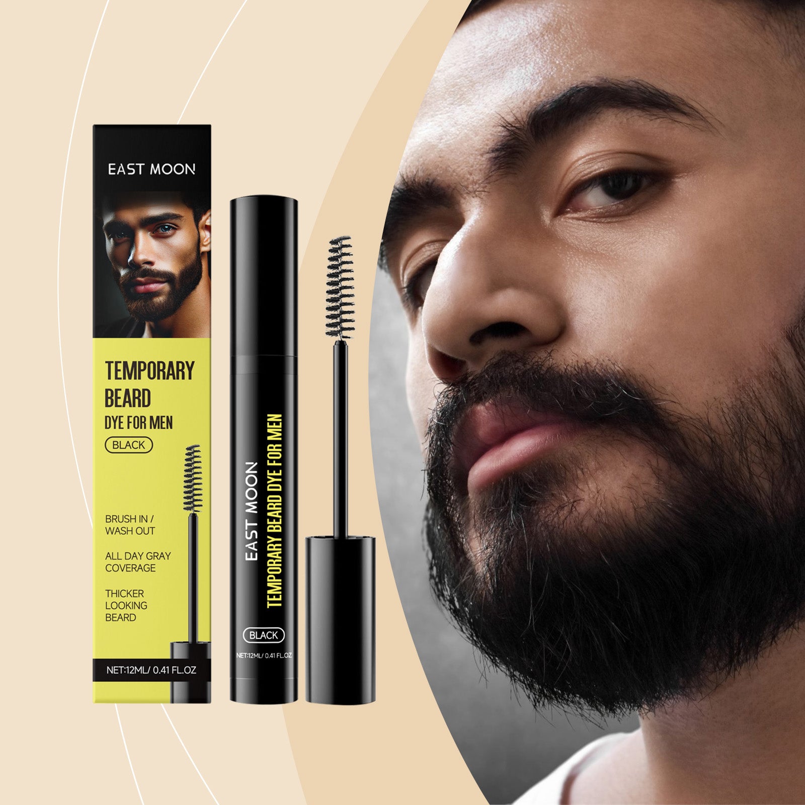 La barbe des hommes et la teinture des sourcils