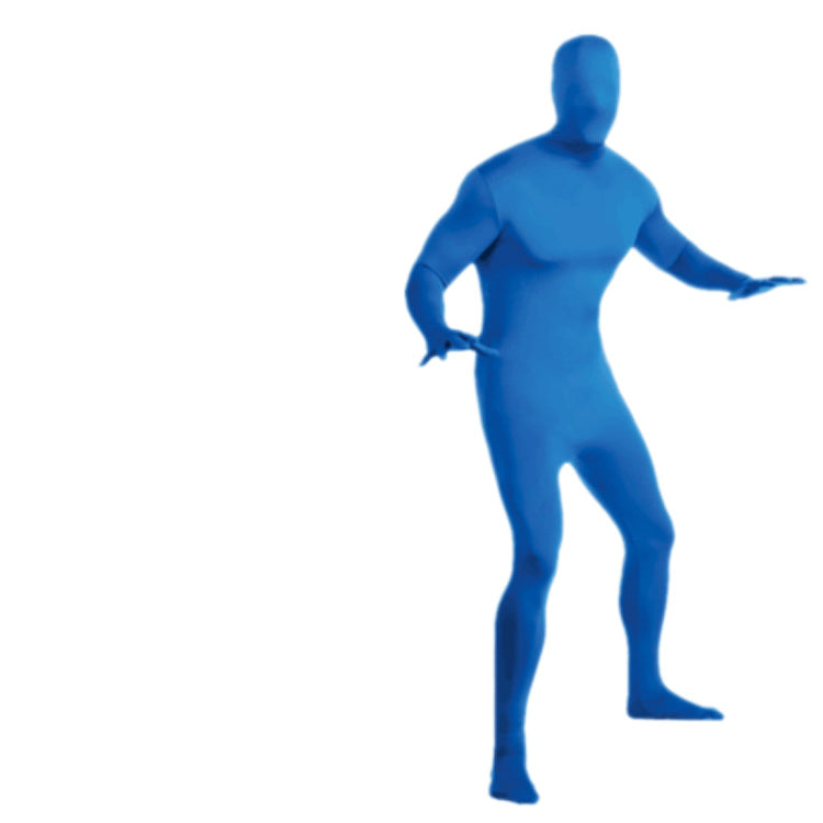 Ninja Invisible homme serre scène noir
