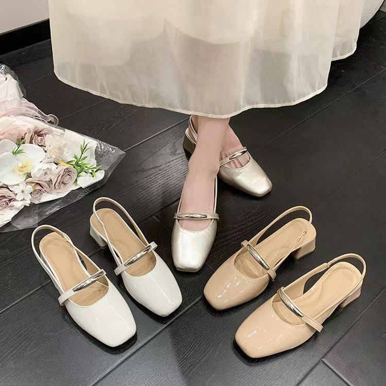 Femmes Fashion Square Toe talons hauts