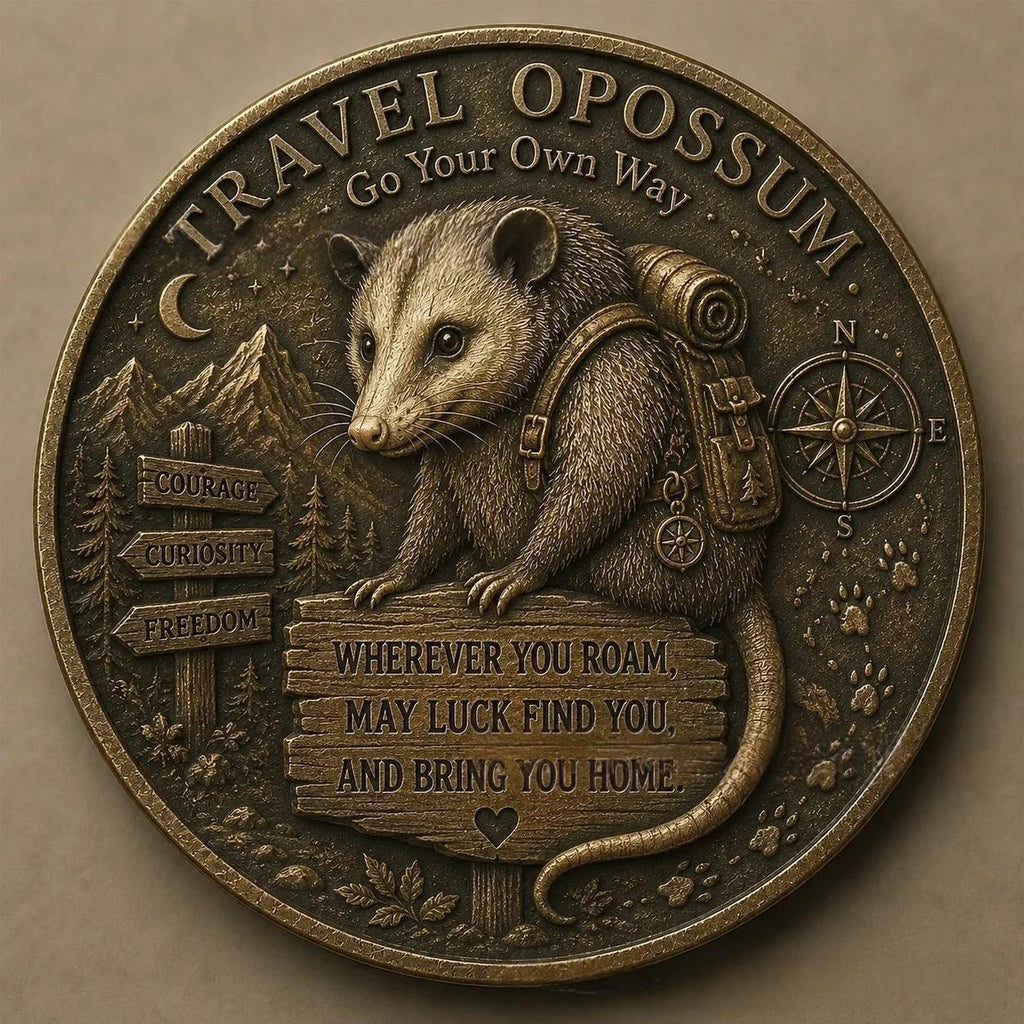 Voyage Opossum Lucky Pièce commémorative