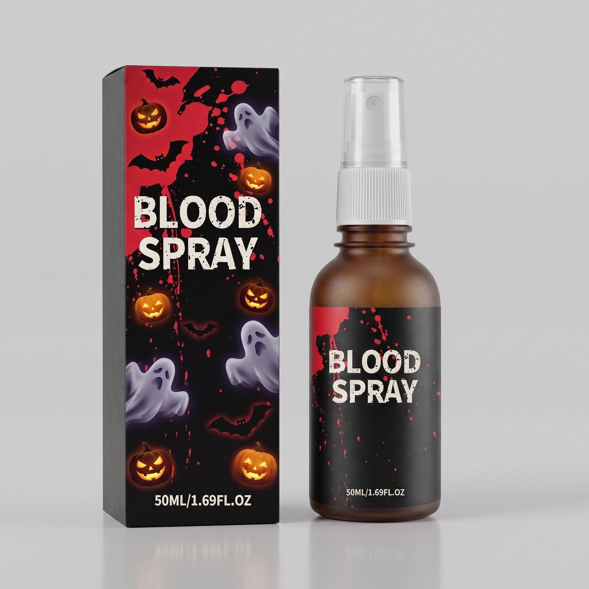 Faux spray sanguin